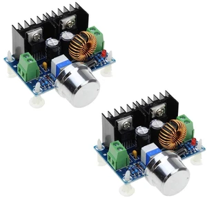 2pcs XL4016 DC-DC 4-40V to 1.25-36V Step Down Buck Converter Power Supply Module 2pcs XL4016 DC-DC 4-40V to 1.25-36V Step Down Buck Converter Power Supply Module