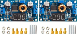 5A 75W DC-DC Step Down Power Module XL4015 Adjustable with LED Voltmeter Free Pi 5A 75W DC-DC Step Down Power Module XL4015 Adjustable with LED Voltmeter Free Pi