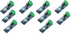 5pcs LM386 Mono Audio Amplifier Module 200 Times AMP Solo 5V-12V 10K Adjustable 5pcs LM386 Mono Audio Amplifier Module 200 Times AMP Solo 5V-12V 10K Adjustable