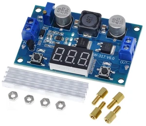 DC-DC Step Up Booster Converter 3-35VDC to 3.5-35VDC With LED Voltmeter Module P DC-DC Step Up Booster Converter 3-35VDC to 3.5-35VDC With LED Voltmeter Module P