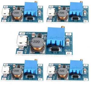 5pcs DC-DC Step Up Converter Booster Power Supply Module Boost Step-up Board MAX 5pcs DC-DC Step Up Converter Booster Power Supply Module Boost Step-up Board MAX
