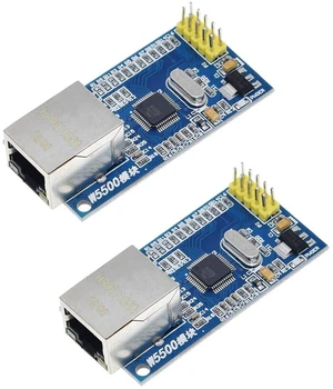 2pcs W5500 Ethernet LAN Network Module Support TCP/IP51/STM32 Microcontroller Pr 2pcs W5500 Ethernet LAN Network Module Support TCP/IP51/STM32 Microcontroller Pr
