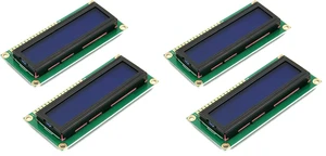 2pcs HD44780 1602 LCD Display Module DC 5V 16x2 Character LCM Blue Blacklight Ne 2pcs HD44780 1602 LCD Display Module DC 5V 16x2 Character LCM Blue Blacklight Ne