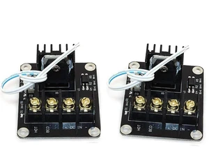 2pcs Heat Bed Power Module Expansion Hot Bed MOS Tube for 3D Printer 2pcs Heat Bed Power Module Expansion Hot Bed MOS Tube for 3D Printer