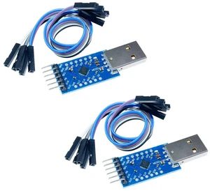 2pcs CP2104 Module USB to TTL UART 6PIN Module Serial Converter CP2104 STC PRGMR 2pcs CP2104 Module USB to TTL UART 6PIN Module Serial Converter CP2104 STC PRGMR