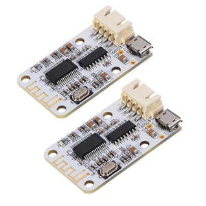 2pcs PAM8403 3W+3W Wireless Bluetooth 4.0 Module Micro USB Power Supply 2x3W Blu 2pcs PAM8403 3W+3W Wireless Bluetooth 4.0 Module Micro USB Power Supply 2x3W Blu