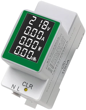 AC Digital Multimeter 50-300V 100A PZEM-008 LCD Display Digital Current Voltage AC Digital Multimeter 50-300V 100A PZEM-008 LCD Display Digital Current Voltage