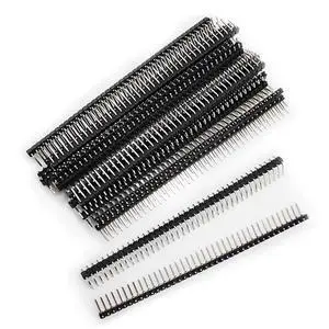 10pcs 1 * 40P Single Row Pin Bent Pin Copper Needles 2.54mm Pitch 10pcs 1 * 40P Single Row Pin Bent Pin Copper Needles 2.54mm Pitch