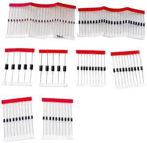 100pcs Schottky Diode Assorted Kit 100pcs 8 Values 1N4148 1N4007 1N5819 1N5399 1N5408 1N5822 FR107 FR207 100pcs Schottky Diode Assorted Kit 100pcs 8 Values 1N4148 1N4007 1N5819 1N5399 1N5408 1N5822 FR107 FR207
