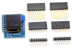 0.66 inch OLED 0.66" OLED mini OLED Shield with I2C/IIC 64x48 Pixels 3.3V 0.66 inch OLED 0.66" OLED mini OLED Shield with I2C/IIC 64x48 Pixels 3.3V