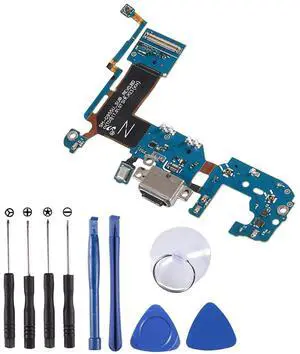 Compatible with Galaxy S8 Plus G955U USB Dock Connector Charging Port with Mic Flex Cable & Repair Tools (for S8 Plus G955U) Compatible with Galaxy S8 Plus G955U USB Dock Connector Charging Port with Mic Flex Cable & Repair Tools (for S8 Plus G955U)
