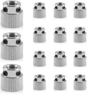 15Pcs Extruder Wheel Gear 3D Printer Parts 36 Teeth Gear Stainless Steel Extruder Gear Compatible for CR-10,CR-10S,S4,S5,Ender 3,Ender 3 Pro 15Pcs Extruder Wheel Gear 3D Printer Parts 36 Teeth Gear Stainless Steel Extruder Gear Compatible for CR-10,CR-10S,S4,S5,Ender 3,Ender 3 Pro