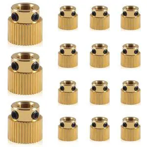 15pcs Extruder Wheel 40 Teeth Gear Brass Extruder Wheel Gear 3D Printer Parts Compatible with CR-10,CR-10S,S4,S5,Ender 3,Ender 3 Pro 15pcs Extruder Wheel 40 Teeth Gear Brass Extruder Wheel Gear 3D Printer Parts Compatible with CR-10,CR-10S,S4,S5,Ender 3,Ender 3 Pro