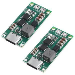 2PCS Multi-Cell 2S 3S 4S Type-C USB Boost Converter to 8.4V 12.6V 16.8V Step-Up Power Module LiPo Polymer Li-Ion Charger Protection Board (2S 2A) 2PCS Multi-Cell 2S 3S 4S Type-C USB Boost Converter to 8.4V 12.6V 16.8V Step-Up Power Module LiPo Polymer Li-Ion Charger Protection Board (2S 2A)