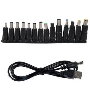 USB to DC Power Cable,14 Connectors Adapter for HUB Splitter,Mini Fans,DJ Controller,LED Lights,LCD CCTV Cameras TV Box USB to DC Power Cable,14 Connectors Adapter for HUB Splitter,Mini Fans,DJ Controller,LED Lights,LCD CCTV Cameras TV Box