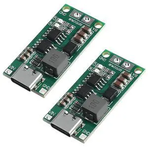 2PCS Multi-Cell 2S 3S 4S Type-C USB Boost Converter to 8.4V 12.6V 16.8V Step-Up Power Module LiPo Polymer Li-Ion Charger Protection Board (3S 4A) 2PCS Multi-Cell 2S 3S 4S Type-C USB Boost Converter to 8.4V 12.6V 16.8V Step-Up Power Module LiPo Polymer Li-Ion Charger Protection Board (3S 4A)