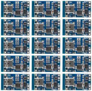 15pcs 5V 1A TP4056 Charging Module MINI USB 18650 Lithium Battery Charger Board with Protection 15pcs 5V 1A TP4056 Charging Module MINI USB 18650 Lithium Battery Charger Board with Protection