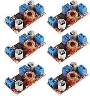 6PCS XL4015 E1 Lithium Battery Charger Module Board 5A DC to DC CC CV Step Down Charging Board Module Led Power Converter Charger Step Down Module Buck Converter Board 6PCS XL4015 E1 Lithium Battery Charger Module Board 5A DC to DC CC CV Step Down Charging Board Module Led Power Converter Charger Step Down Module Buck Converter Board