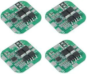 4Pcs 4S 14.8V/16.8V BMS 18 650 Lith ium Battery Protection Board Charger Protection Module with Overcharge/Over-Discharge/Over-Current/Short Circuit Protection 4Pcs 4S 14.8V/16.8V BMS 18 650 Lith ium Battery Protection Board Charger Protection Module with Overcharge/Over-Discharge/Over-Current/Short Circuit Protection