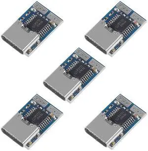 5PCS Type-C PD Decoy Module PD23.0 to DC DC Trigger Module QC4 Charger 12V 5A PDC004-PD Type-C Input Module (12V) 5PCS Type-C PD Decoy Module PD23.0 to DC DC Trigger Module QC4 Charger 12V 5A PDC004-PD Type-C Input Module (12V)