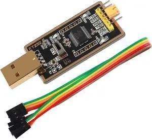 FT232RL USB to TTL Adapter for Development Projects,USB to Serial Converter with Genuine FTDI USB UART Compatible with Windows 7/8/10/XP,Linux,Mac OS FT232RL USB to TTL Adapter for Development Projects,USB to Serial Converter with Genuine FTDI USB UART Compatible with Windows 7/8/10/XP,Linux,Mac OS