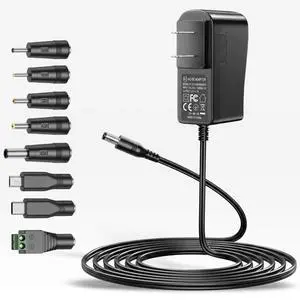 5V 1A DC Power Supply Adapter 5W AC/DC Charger AC 100V-240V to D C 5 Volt 1Amp 0.5A Replacement Power Cord for Security Camera Baby Monitor Graco Swing TV Box Raspberry Pi Type C with 8TIPS 5V 1A DC Power Supply Adapter 5W AC/DC Charger AC 100V-240V to D C 5 Volt 1Amp 0.5A Replacement Power Cord for Security Camera Baby Monitor Graco Swing TV Box Raspberry Pi Type C with 8TIPS