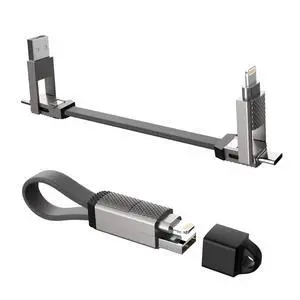 Keychain Charger 100W USB C Multi Charging Cable, 2-in-2 USB A+C to USB C+Lightning Fast Charger Cable, Travel Portable Magnetic Short Charging Cable for iPhone 16/15/14/13/12/iPad/MacBook/Samsung Keychain Charger 100W USB C Multi Charging Cable, 2-in-2 USB A+C to USB C+Lightning Fast Charger Cable, Travel Portable Magnetic Short Charging Cable for iPhone 16/15/14/13/12/iPad/MacBook/Samsung