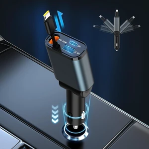 2025 Ultra-Slim Retractable Car Charger PD30W, USB C Car Charger for iPhone 16, Fast Charging Car Accessories Travel Essentials for iPhone 16/15/14/13/12, Samsung and More 2025 Ultra-Slim Retractable Car Charger PD30W, USB C Car Charger for iPhone 16, Fast Charging Car Accessories Travel Essentials for iPhone 16/15/14/13/12, Samsung and More