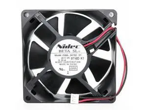 80x80x25mm DC 24V Cooling Fan D08A-24TS2 01 80x80x25mm DC 24V Cooling Fan D08A-24TS2 01