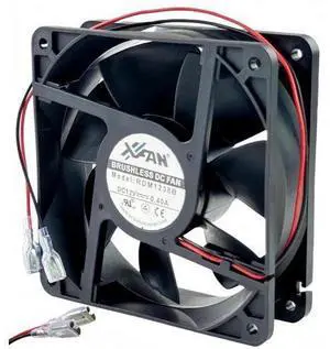 12038 DC12V 0.40A 2-Wire Brushless Cooling Fan, 120×120×38mm 12CM Replacement Fan Model RDM1238B for Cabinet & Inverter 12038 DC12V 0.40A 2-Wire Brushless Cooling Fan, 120×120×38mm 12CM Replacement Fan Model RDM1238B for Cabinet & Inverter
