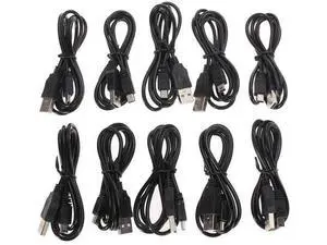 10 Pack 1M Fast Charging USB Power Cables, Replacement Charging Cord Compatible with Game 3 Controllers 10 Pack 1M Fast Charging USB Power Cables, Replacement Charging Cord Compatible with Game 3 Controllers