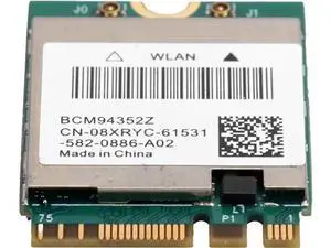 BCM94352Z M.2 NGFF Dual Band WiFi Bluetooth 4.0 Adapter 802.11ac Wireless Card with 2 U.FL Antenna Pigtails BCM94352Z M.2 NGFF Dual Band WiFi Bluetooth 4.0 Adapter 802.11ac Wireless Card with 2 U.FL Antenna Pigtails
