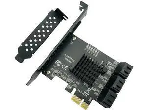 6 Ports PCIe X1 SATA 3.0 Expansion Card, 6Gbps PCI Express SATA III Controller Adapter Card Compatible with Windows System 6 Ports PCIe X1 SATA 3.0 Expansion Card, 6Gbps PCI Express SATA III Controller Adapter Card Compatible with Windows System
