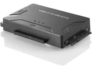 USB 3.0 to SATA IDE Hard Drive Adapter Converter with Power Switch, Supports 2.5" 3.5" SATA HDD SSD & IDE Hard Disks, Max 4TB Storage Capacity USB 3.0 to SATA IDE Hard Drive Adapter Converter with Power Switch, Supports 2.5" 3.5" SATA HDD SSD & IDE Hard Disks, Max 4TB Storage Capacity