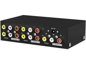 MT-VIKI 1 in 4 Out 3 RCA Composite Splitter AV Video Audio Distribution Splitter for DVD VCR Camera STB MT-VIKI 1 in 4 Out 3 RCA Composite Splitter AV Video Audio Distribution Splitter for DVD VCR Camera STB