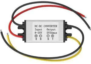 8-35V to 5V 3A 15W DC-DC Step Down Converter, 12V 24V to 5V Voltage Regulator Power Module 8-35V to 5V 3A 15W DC-DC Step Down Converter, 12V 24V to 5V Voltage Regulator Power Module