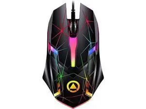 USB Wired Luminous Gaming Mouse, Ergonomic Colorful RGB Optical Mouse 1200DPI for PC Laptop Gaming Office, Star Light Effect USB Wired Luminous Gaming Mouse, Ergonomic Colorful RGB Optical Mouse 1200DPI for PC Laptop Gaming Office, Star Light Effect