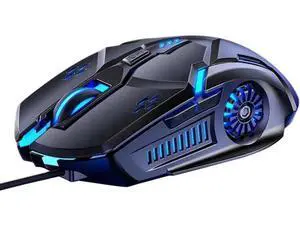 6-Key Silent Wired USB Gaming Mouse, Adjustable 3200DPI Optical Mouse with 7-Color LED Backlight Ergonomic for PC Laptop Game & Office 6-Key Silent Wired USB Gaming Mouse, Adjustable 3200DPI Optical Mouse with 7-Color LED Backlight Ergonomic for PC Laptop Game & Office