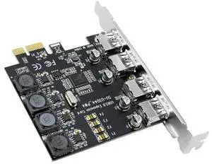 4-Port PCI-E USB 3.0 Expansion Card, 5Gbps PCI Express USB 3.0 Controller Adapter Compatible with PCIe X1/X4/X8/X16 Slots for Windows 7/8/10 4-Port PCI-E USB 3.0 Expansion Card, 5Gbps PCI Express USB 3.0 Controller Adapter Compatible with PCIe X1/X4/X8/X16 Slots for Windows 7/8/10