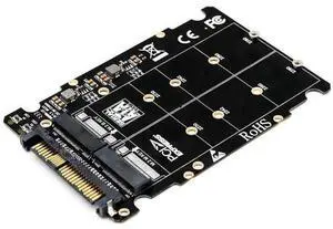 M.2 M/B Key NGFF to U.2 SFF-8639 Adapter, PCIe NVMe M.2 SSD Converter for Desktop PC M.2 M/B Key NGFF to U.2 SFF-8639 Adapter, PCIe NVMe M.2 SSD Converter for Desktop PC