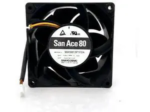 9GV0812P1F04 High Speed PWM Cooling Fan 8038 80×80×38mm DC12V 1.5A 4-Wire Server Chassis Fan 9GV0812P1F04 High Speed PWM Cooling Fan 8038 80×80×38mm DC12V 1.5A 4-Wire Server Chassis Fan