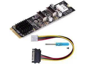 M.2 M-Key to Dual Type-E USB3.1 Front Panel Header Adapter Card, 10Gbps NVMe NGFF Expansion for Motherboard M.2 M-Key to Dual Type-E USB3.1 Front Panel Header Adapter Card, 10Gbps NVMe NGFF Expansion for Motherboard