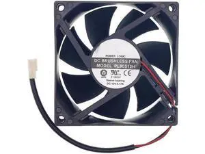 PL80S12H DC Brushless Cooling Fan, 8025 80×80×25mm 12V 0.17A 2-Wire Replacement Cooler PL80S12H DC Brushless Cooling Fan, 8025 80×80×25mm 12V 0.17A 2-Wire Replacement Cooler