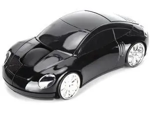 2.4G Wireless Cute Car Shape Mouse with USB Receiver, Adjustable 1600DPI Optical LED Light Mouse for Laptop PC Tablet, Black 2.4G Wireless Cute Car Shape Mouse with USB Receiver, Adjustable 1600DPI Optical LED Light Mouse for Laptop PC Tablet, Black