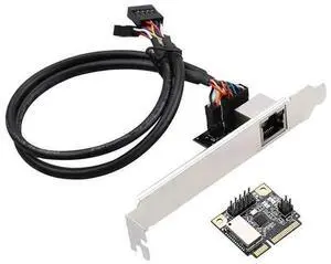 Multi-form Gigabit Ethernet Adapter, RTL8111H Chip 1-Port 10/100/1000Mbps LAN Card, Support M.2 B/M Key & Mini PCIE Interface Multi-form Gigabit Ethernet Adapter, RTL8111H Chip 1-Port 10/100/1000Mbps LAN Card, Support M.2 B/M Key & Mini PCIE Interface