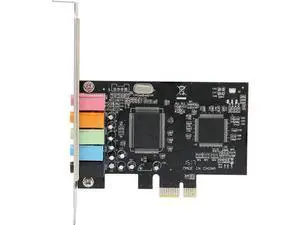 6 Channel PCIe Stereo Sound Card, Desktop Internal Audio Conversion Hardware with Driver CD, Compatible with Windows XP/Vista/7 32/64 Bit 6 Channel PCIe Stereo Sound Card, Desktop Internal Audio Conversion Hardware with Driver CD, Compatible with Windows XP/Vista/7 32/64 Bit