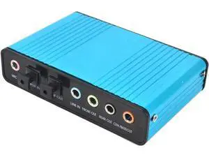 USB External Live Sound Card, 6 Channel 5.1 & 7.1 Surround Optical Audio Adapter, for PC Laptop Desktop Tablet Recording K Song Streaming USB External Live Sound Card, 6 Channel 5.1 & 7.1 Surround Optical Audio Adapter, for PC Laptop Desktop Tablet Recording K Song Streaming