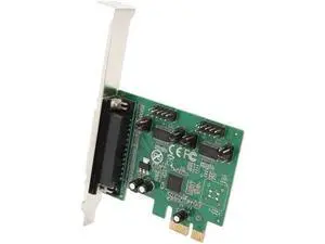 SI-PEX50103 PCIe x1 Card 2 DB25 Parallel +1 DB9 Serial Port Low Profile Bracket Support SPP EPP ECP RS232 RS485 RS422 Centronics SI-PEX50103 PCIe x1 Card 2 DB25 Parallel +1 DB9 Serial Port Low Profile Bracket Support SPP EPP ECP RS232 RS485 RS422 Centronics
