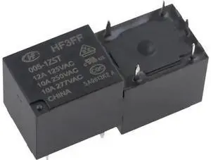 5PCS HF3FF-005-1ZST 5V Mini Electromagnetic Relay, 5Pin 12A 125VAC, Alternative HF3FF-012-1ZST 12V / HF3FF-024-1ZST 24V 5PCS HF3FF-005-1ZST 5V Mini Electromagnetic Relay, 5Pin 12A 125VAC, Alternative HF3FF-012-1ZST 12V / HF3FF-024-1ZST 24V