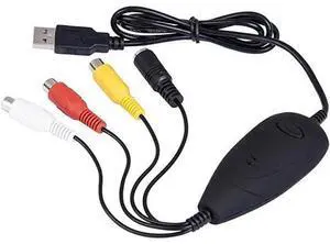 USB 2.0 Video Capture Adapter, Analog AV Video Recording Card Compatible Windows XP 2000 Vista Win7 Win8 USB 2.0 Video Capture Adapter, Analog AV Video Recording Card Compatible Windows XP 2000 Vista Win7 Win8